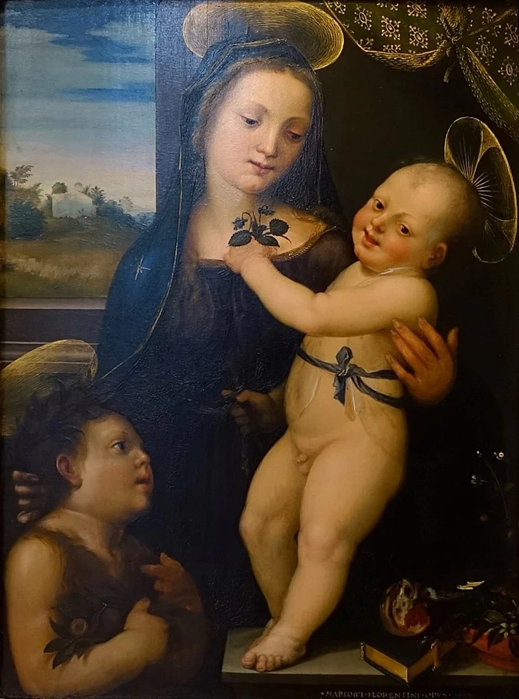 Madonna col Bambino e San Giovanni Battista - Harewood House, West Yorkshire
